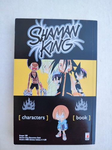 Shaman king characters book - shaman,